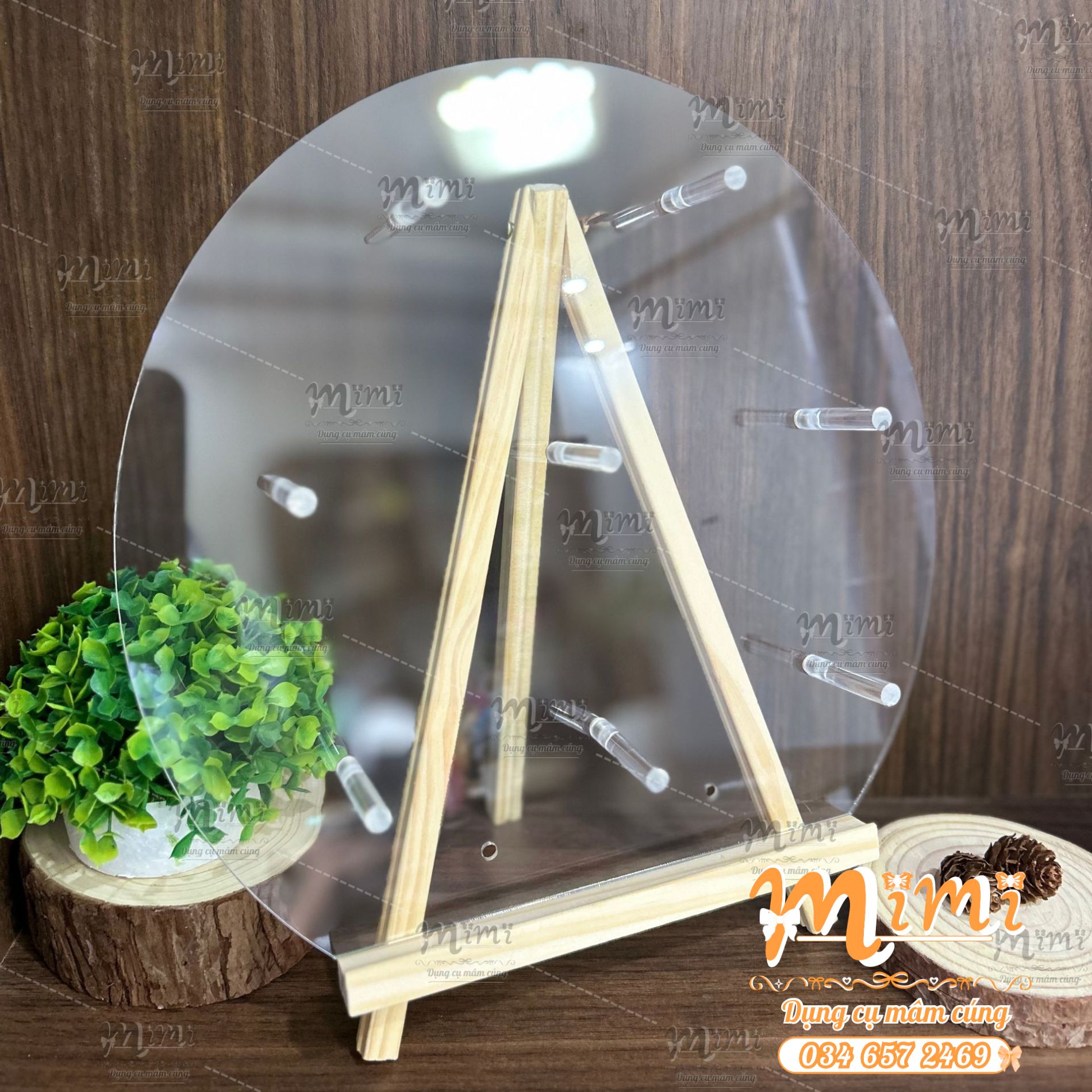 Giá đỡ bánh donut decor mâm cúng thôi nôi, tiệc sinh nhật